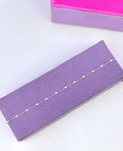 PULSEIRA MINI CORAÇÕES BANHADO A PRATA