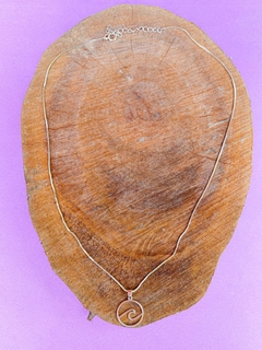 Colar Onda Redonda Banhado a Prata - Ananda Bijoux