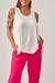 Musculosa Sofi ,micro morley Evasé XL-2XL -blanca