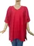 Remeron oversize -Foil brillo--2XL/3X - rojo- - comprar online