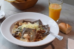 Ravioles de Pollo y verdura