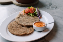 Milanesas de trigo sarraceno con guarnición
