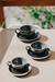 Set Barista Negro y Gris - 280 ml - dialecto cafe