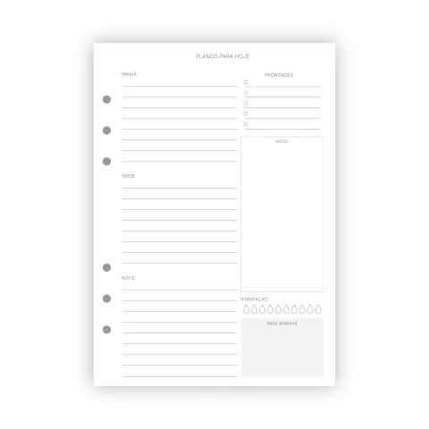 Insert | Planos para hoje