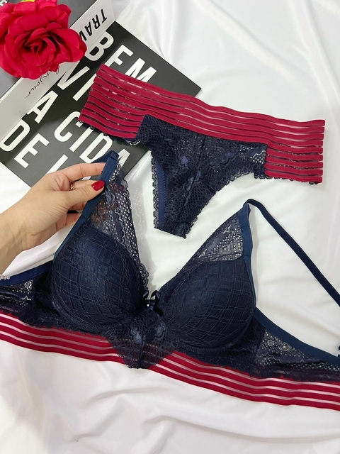 Conjunto Clara P M G | Azul