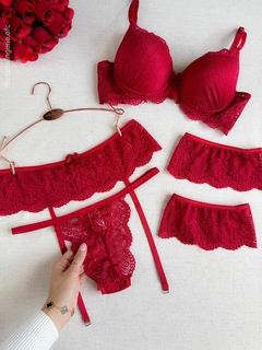 Conjunto Sofia | Vermelho na internet