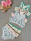 Conjunto Top Colegial | Estampado