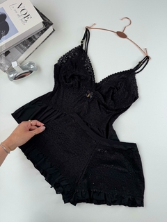 Babydoll Lolita G | Preto - comprar online