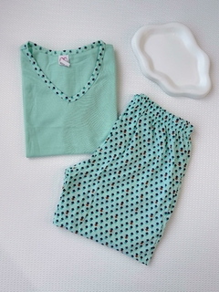 Pijama Infantil M G | Verde - comprar online