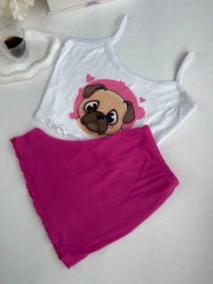 Babydoll Virgínia Soft | Rosa - comprar online