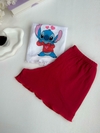 Babydoll Virgínia Soft | Vermelho - comprar online