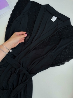 Hobe Amanda | Preto - Íntima lingerie | Moda íntima Atacado