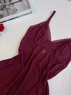 Camisola Ysis | Marsala - Íntima lingerie | Moda íntima Atacado