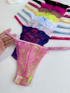 Calcinha Mia Bicolor - Íntima lingerie | Moda íntima Atacado