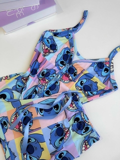 Shortdoll Amora | Stitch Azul na internet