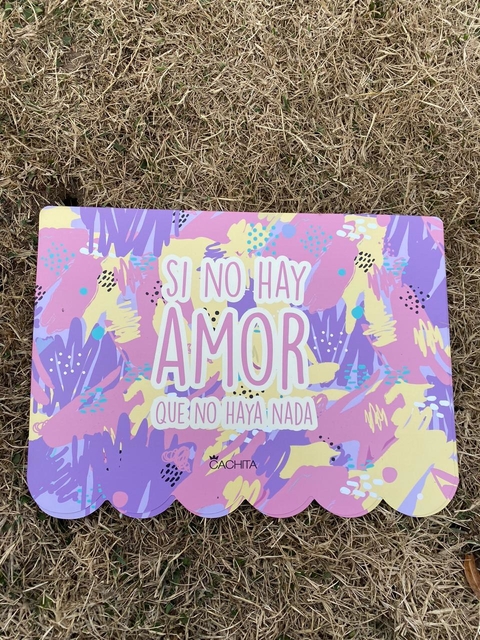 Individuales plástico Amor