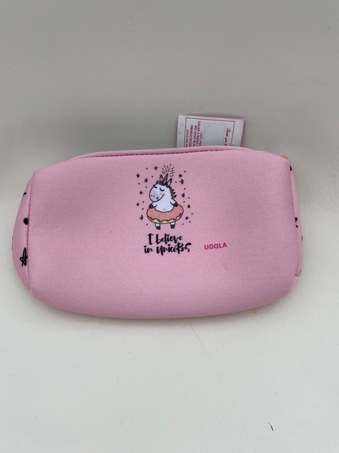 Cartuchera unicornio rosa