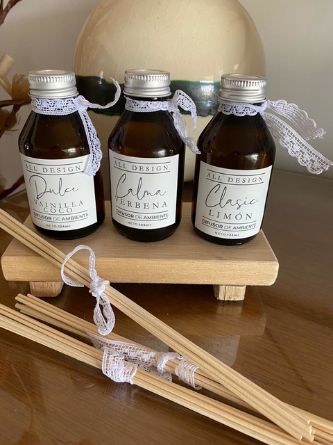 Difusor de ambiente con 8 varillas