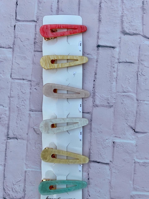 Hebillas colores claros