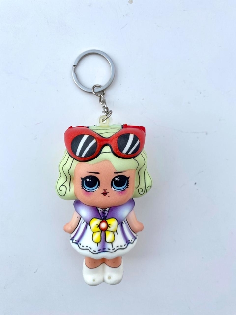 Llavero squishy LOL lentes