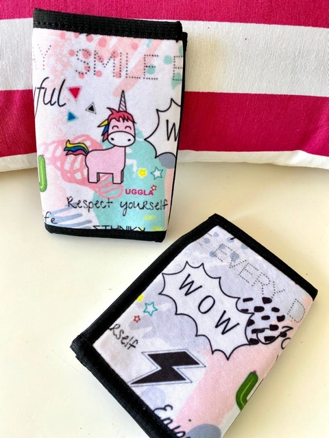 Billetera nena neoprene Smile