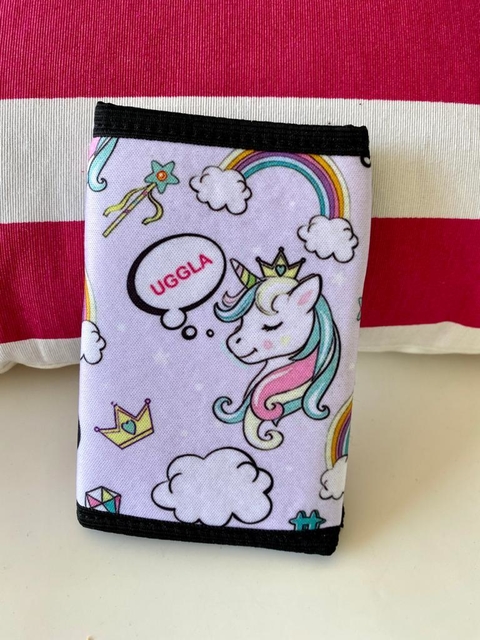 Billetera neoprene lila