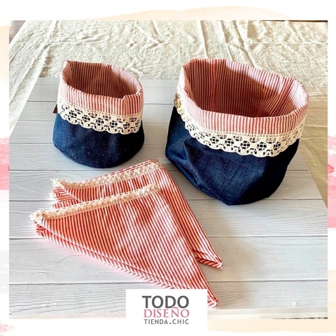 Panera jeans roja x2