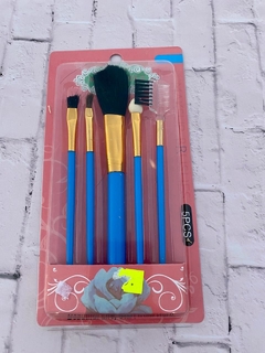 Set maquillaje azul