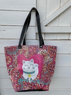 Bolso ecocuero gato