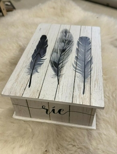 Caja madera Rie - comprar online
