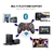 Gamepad Controle Sem Fio Wireless Joystick Android IOS PS3 PC TV - V8 na internet