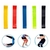 Kit Elástico Extensor para Musculação Faixas de Exercícios 5 Unid - LEY-246 - FGM Shop