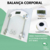 Balança Peso Corporal Digital Bateria Vidro Temperado 180KG Quadrada