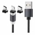 Imagem do Cabo Magnético Carregador V8 / Tipo C / Lightning Usb Nylon 3 Em 1