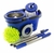 Mop Centrifuga Inox Balde 16L Cabo Gigante 1,60m com 3 Refis