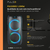 Caixa De Som Bluetooth Pulsebox Função Karaokê 1000w Multilaser SP359 - comprar online
