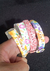 Pulseira Silicone Miband 3 e 4 Várias Cores - Modelo Estampada Floral