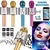 Microfone Infantil Bluetooth Portátil Karaokê Recarregável USB/SD/P2