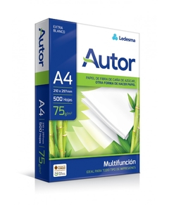 RESMA LEDESMA AUTOR 75 GRS. A4 500 HOJAS