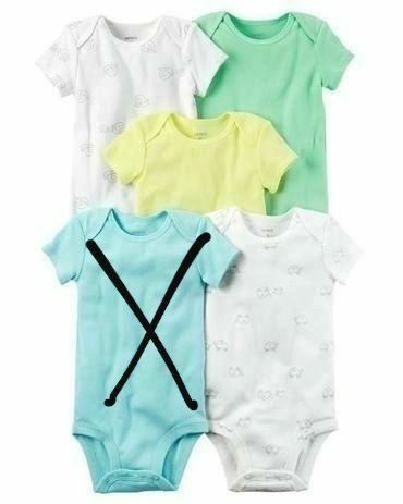 Kit 4 Bodys Carter's