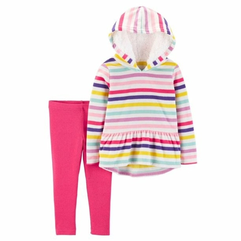 Conjunto Carter's Fleece Capuz