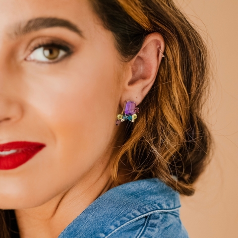 Brinco Luah - Coleção Caleidoscópio