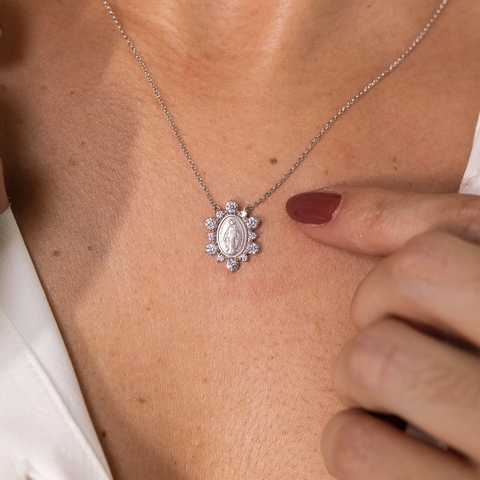 Gargantilha Catarina - Coleção Aquarela Divina - comprar online