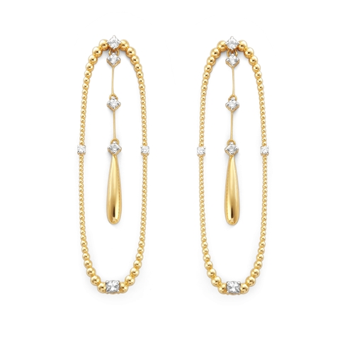 Brinco Oval - Coleção HYPNOSIS