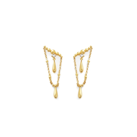 Brinco Corrente e Gotas - Coleção HYPNOSIS