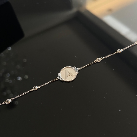 Pulseira Aline com Inicial - Personalizados
