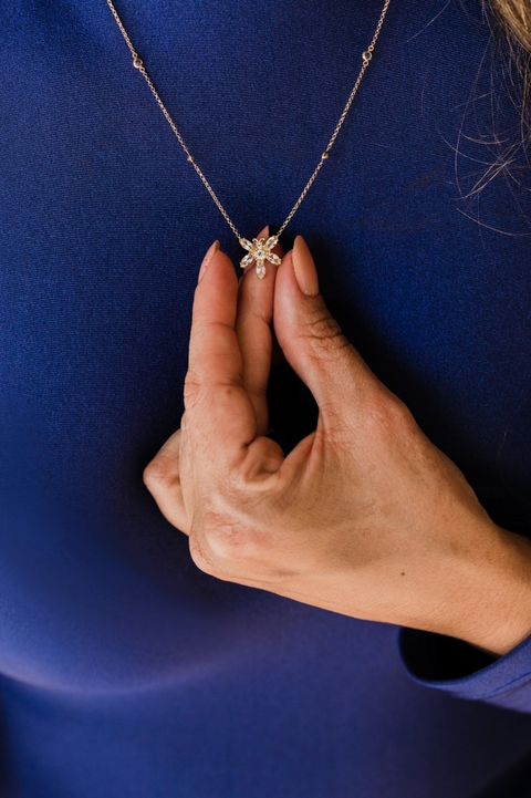 Gargantilha Libélula com Gemas Brasileiras - Coleção Jardim Secreto