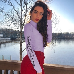 Blusa de Manga Longa Rock More na internet