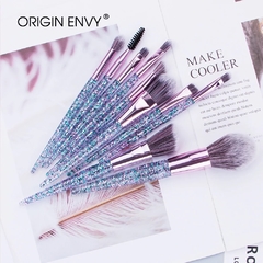 Pincéis de Maquiagem Glitter 10pçs - Universe Girl