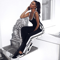 Calça Jogger Listrada com Botões - comprar online